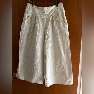 Vintage Christian Dior sport Off-White High-Waist Bermuda Shorts
